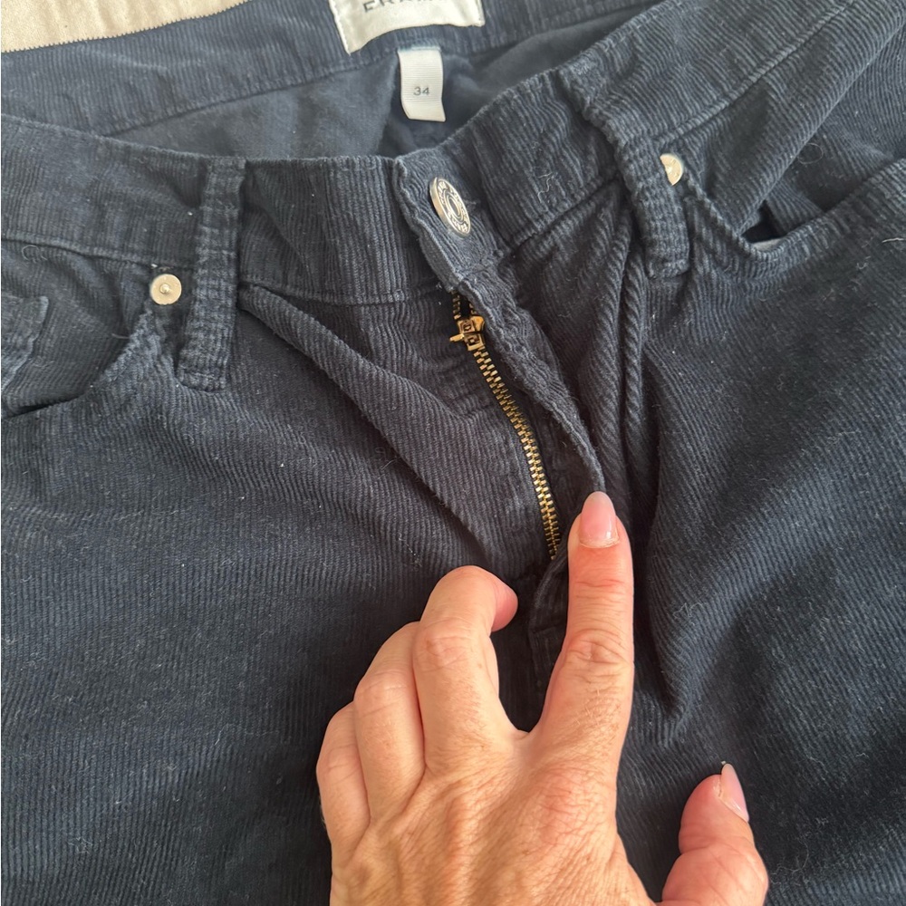 Frame Denim Navy Corduroy Pants - Picture 8 of 8